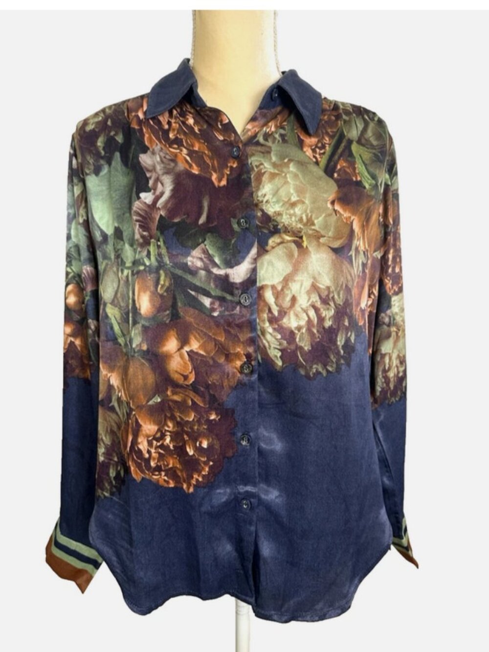 CONDITIONS APPLY Floral Blouse NWT Small Petite Medium ANTHRO